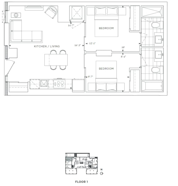 Studio, 1, 2, and 3Bedroom Apartments Downtown Toronto